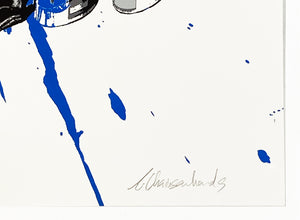 ARMANDO CHAINSAWHANDS 'Partners in Crime' (blue) Screen Print - Signari Gallery 