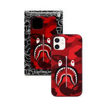 Load image into Gallery viewer, BAPE &#39;ABC Camo Shark&#39; (2021) iPhone 12/12 Pro Case (red)