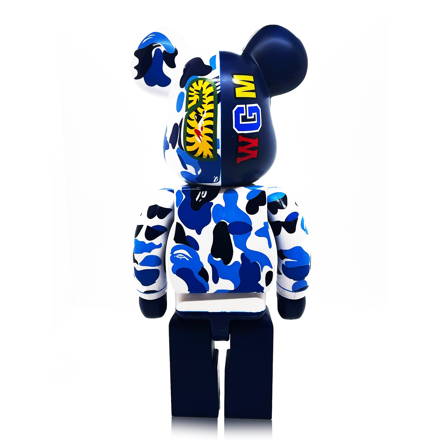 BAPE x Be@rbrick 'Camo Shark' (blue) Designer Art Figure | Signari