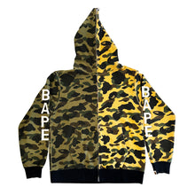 Load image into Gallery viewer, BAPE &#39;ABC 1st Camo&#39; (2016) Full-Zip Split-Camo Hoodie