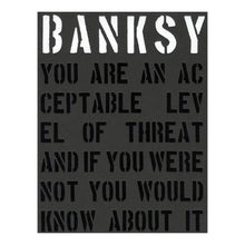 Load image into Gallery viewer, BANKSY &#39;You&#39;re an Acceptable Level of Threat...&#39; (2012) author Patrick Potter Hardcover Book