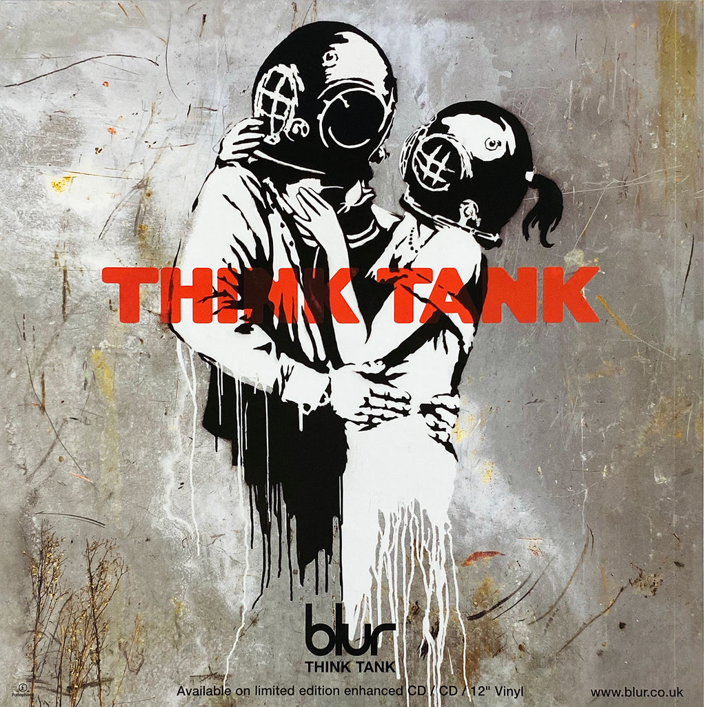 BANKSY x BLUR 'Think Tank' (2003) RARE Original LP Flat | Signari 