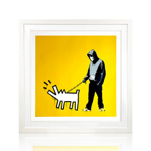 BANKSY 'Choose Your Weapon' (2021) Custom Framed REPLICA Screen Print