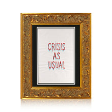 Load image into Gallery viewer, BANKSY &#39;GDP Crisis as Usual&#39; (2019) RARE Custom Framed Original Screen Print