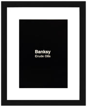 Load image into Gallery viewer, BANKSY 'Crude Oils' (2005) Framed Original Postcard Cover Set