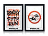 BANKSY x GoMA 'Cut and Run' (Set) Custom Framed Show Poster Set - Signari Gallery 