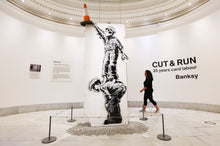Load image into Gallery viewer, BANKSY x GoMA &#39;Cut and Run&#39; (Set) Custom Framed Show Poster Set - Signari Gallery 