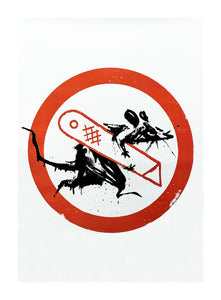 BANKSY x GoMA 'Cut and Run' (2023) Authentic Original Show Poster SET