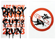 Load image into Gallery viewer, BANKSY x GoMA &#39;Cut and Run&#39; (Set) Authentic Original Show Poster