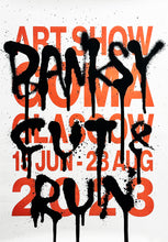 Load image into Gallery viewer, BANKSY x GoMA &#39;Cut and Run&#39; Authentic Original Show Poster - Signari Gallery 