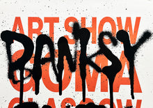 Load image into Gallery viewer, BANKSY x GoMA &#39;Cut and Run&#39; Authentic Original Show Poster - Signari Gallery 
