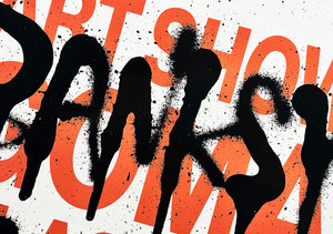 BANKSY x GoMA 'Cut and Run' Authentic Original Show Poster - Signari Gallery 