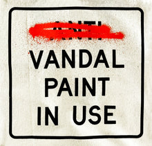 Load image into Gallery viewer, BANKSY x GoMA &#39;Cut and Run: Vandal Paint in Use&#39; Official Tote - Signari Gallery 