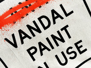 BANKSY x GoMA 'Cut and Run: Vandal Paint in Use' Official Tote - Signari Gallery 