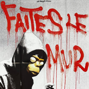 BANKSY 'Exit Through the Gift Shop' (2010) RARE Original Movie Poster (French)