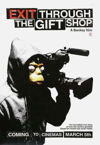 BANKSY 'Exit Through the Gift Shop' (2010) Reproduction Oversized Display Poster