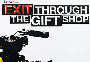 BANKSY 'Exit Through the Gift Shop' (2010) Original Poster - Signari Gallery 