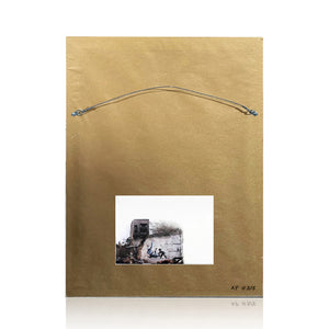 BANKSY 'FCK PTN' (2023) Custom Framed Official Ukraine Stamps Set (AP) - Signari Gallery 