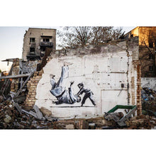 Load image into Gallery viewer, BANKSY &#39;FCK PTN&#39; (2023) Custom Framed Official Ukraine Stamps Set (AP) - Signari Gallery 
