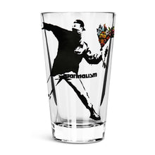 Load image into Gallery viewer, BANKSY x Brandalism &#39;Flower Thrower&#39; (2018) Glass Tumbler