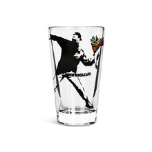 Load image into Gallery viewer, BANKSY x Brandalism &#39;Flower Thrower&#39; (2018) Glass Tumbler