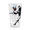 BANKSY x Brandalism 'Flower Thrower' (2018) Glass Tumbler