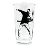 BANKSY x Brandalism 'Flower Thrower' (2018) Glass Tumbler