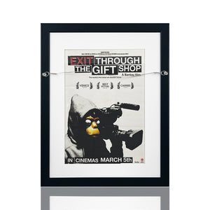 BANKSY 'Forgive Us Our Trespassing' (2010) RARE Custom Framed Lithograph Poster