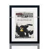 BANKSY 'Forgive Us Our Trespassing' (2010) RARE Custom Framed Lithograph Poster