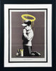 BANKSY 'Forgive Us Our Trespassing' (2010) RARE Custom Framed Lithograph Poster