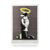 BANKSY 'Forgive Us Our Trespassing' (2010) RARE Custom Framed Lithograph Poster