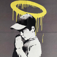 Load image into Gallery viewer, BANKSY &#39;Forgive Us Our Trespassing&#39; (2010) Rare Original 2-Sided Lithograph Poster - Signari Gallery 