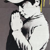 BANKSY 'Forgive Us Our Trespassing' (2010) Rare Original 2-Sided Lithograph Poster - Signari Gallery 