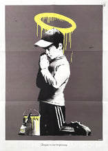 Load image into Gallery viewer, BANKSY &#39;Forgive Us Our Trespassing&#39; (2010) Lithograph Poster (issues-see description)