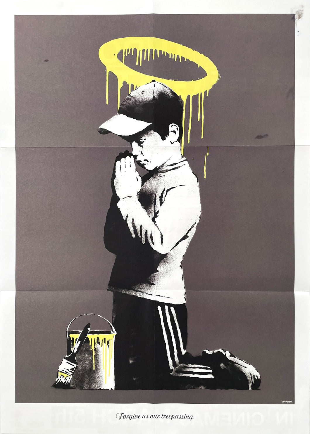 BANKSY 'Forgive Us Our Trespassing' (2010) Lithograph Poster (issues-see description)