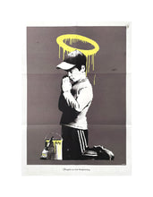 Load image into Gallery viewer, BANKSY &#39;Forgive Us Our Trespassing&#39; (2010) Lithograph Poster (issues-see description)