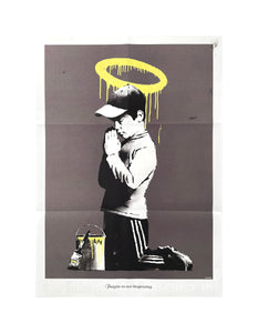 BANKSY 'Forgive Us Our Trespassing' (2010) Lithograph Poster (issues-see description)