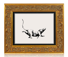 Load image into Gallery viewer, BANKSY &#39;GDP Rat&#39; (2018) Custom Framed Rare Screen Print