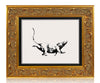 BANKSY 'GDP Rat' (2018) Custom Framed Rare Screen Print