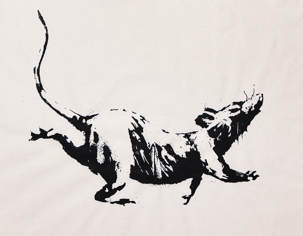 BANKSY 'GDP Rat' (2018) Rare, Authentic Screen Print - Signari Gallery 