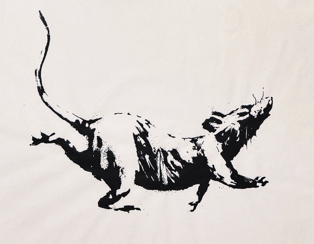 BANKSY 'GDP Rat' (2018) Rare, Authentic Screen Print - Signari Gallery 