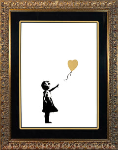 Adam Lister Banksy Baloon Girl ジークレープリント Banksy-GirlBalloon_gld-F_-
