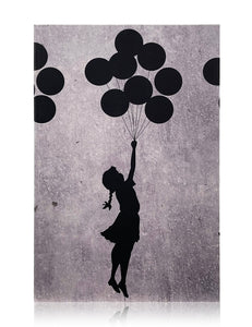 BANKSY (after) x Be@rbrick 'Flying Balloon Girl' Art Figure Set - Signari Gallery 