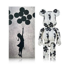 BANKSY (after) x Be@rbrick 'Flying Balloon Girl' 1000% Art Figure