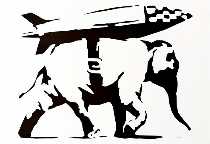 BANKSY (after) 'Heavy Weaponry' (2021) REPLICA Screen Print (#11)