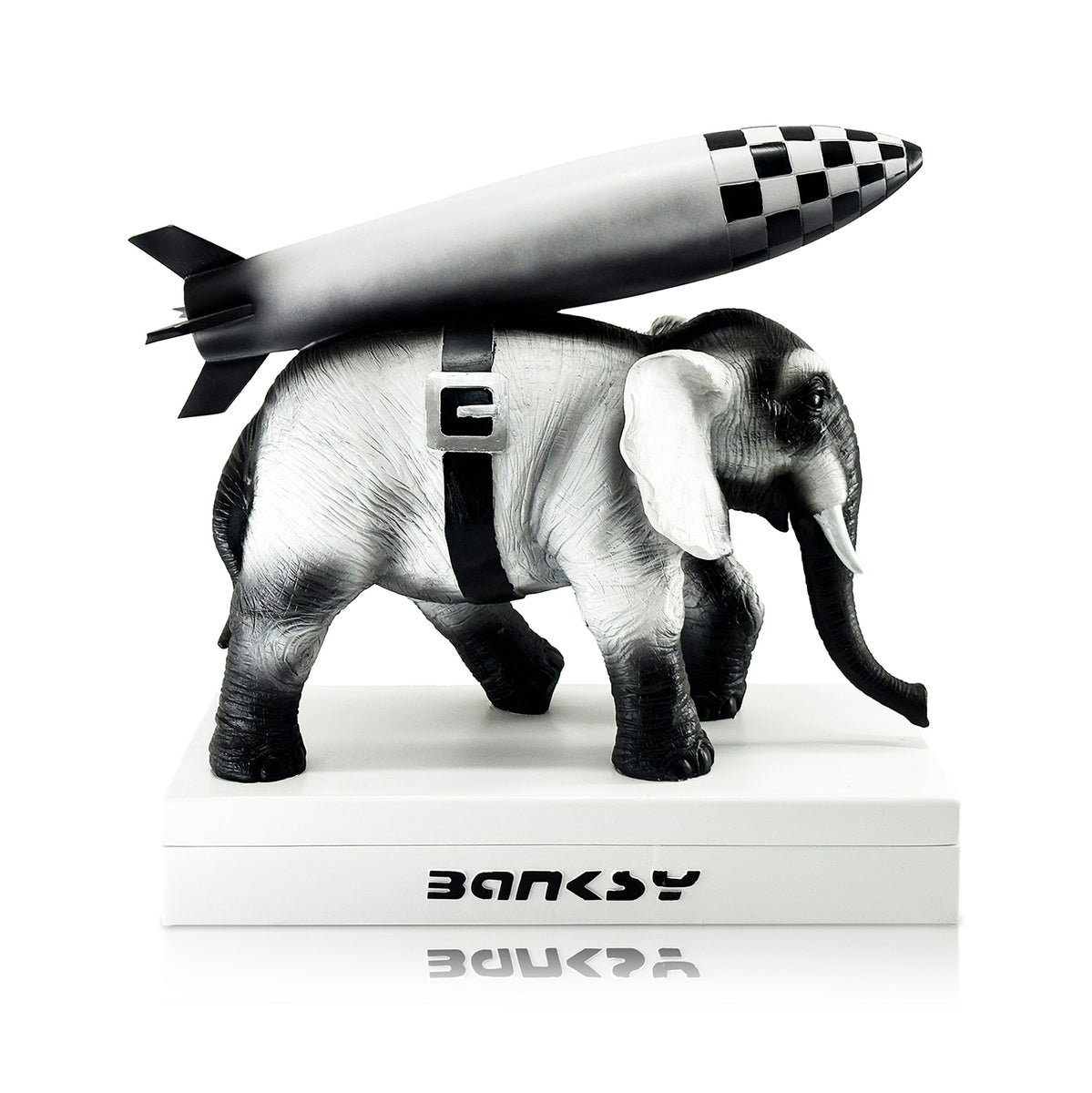 Bankey Objects BANKSY 'Heavy Weaponry' (2018) Ceramic Art Figure/Incense Burner ...