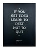 BANKSY 'If You Get Tired...' Screen Print - Signari Gallery 