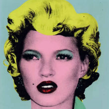 Load image into Gallery viewer, BANKSY &#39;Kate Moss&#39; (2005) Framed Original Crude Oils Invite Postcard - Signari Gallery 