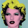 BANKSY 'Kate Moss' (2005) Framed Original Crude Oils Invite Postcard - Signari Gallery 
