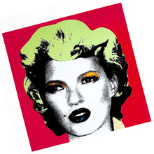 Load image into Gallery viewer, BANKSY (after) &#39;Kate Moss&#39; (2006) REPRODUCTION Screen Print